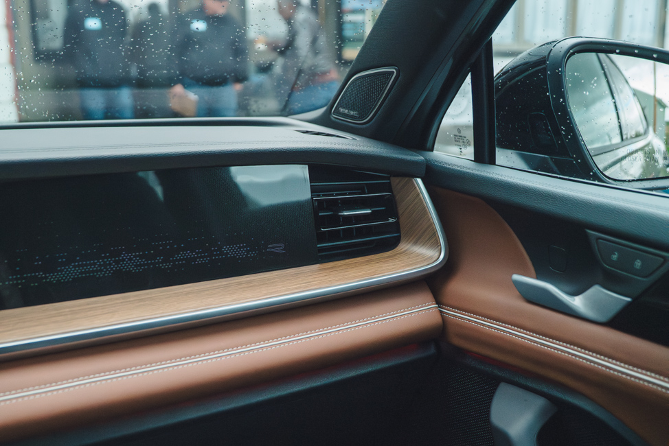 American walnut dash decor in the 2025 VT Tiguan